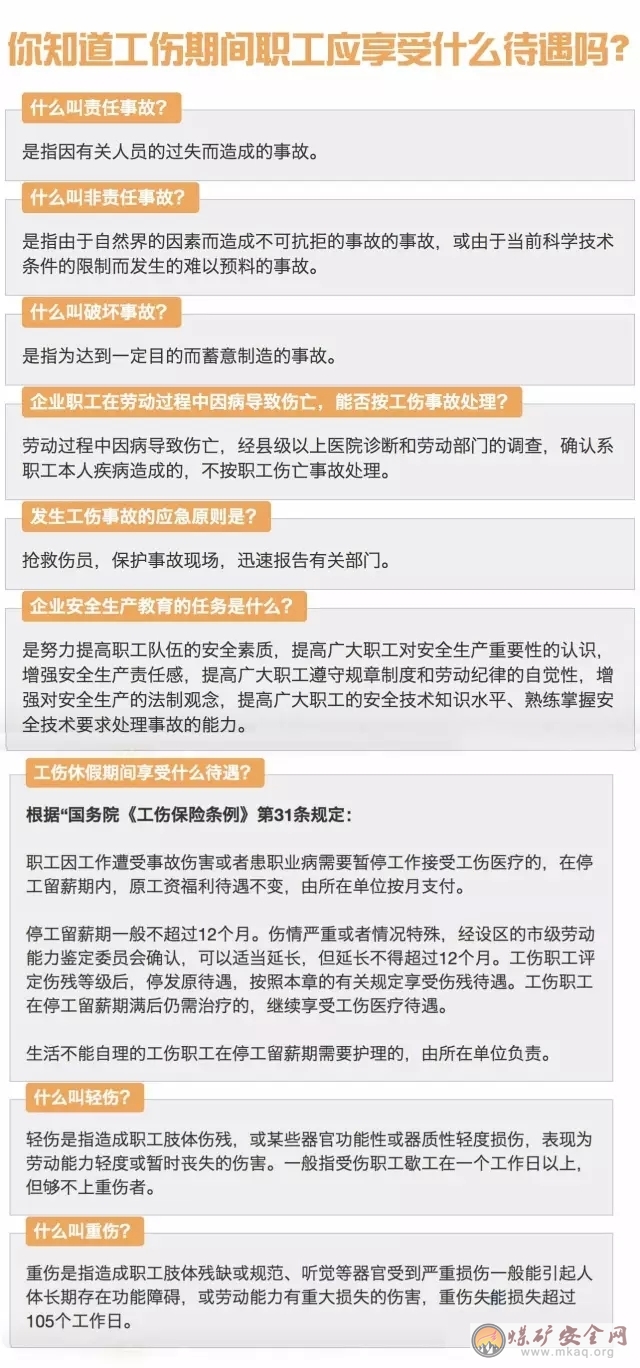 你知道工傷期間,職工應享受什么待遇嗎?